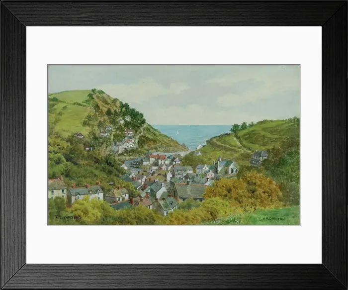 Framed Print : Polperro, Cornwall Framed Print : Polperro, Cornwall
