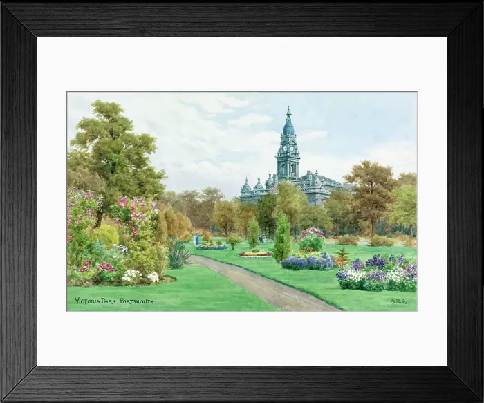 Framed Print : Victoria Park, Portsmouth, Hampshire Framed Print : Victoria Park, Portsmouth, Hampshire