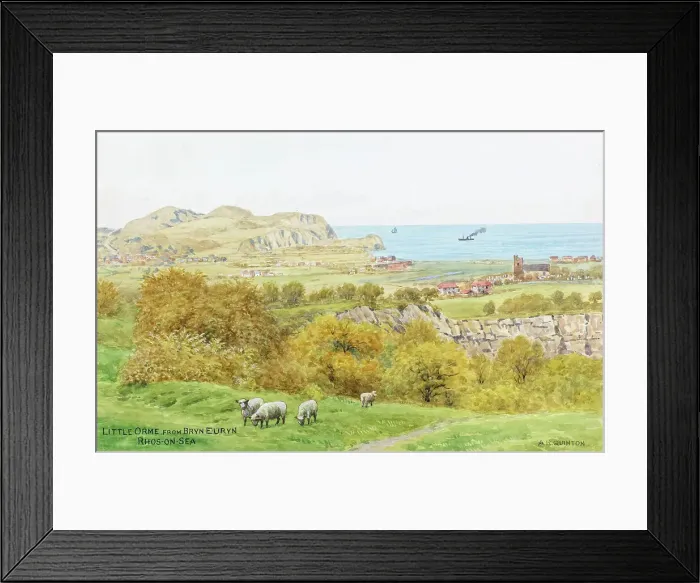 Framed Print : Little Orme from Bryn Euryn, Rhos-on-Sea, North Wales Framed Print : Little Orme from Bryn Euryn, Rhos-on-Sea, North Wales