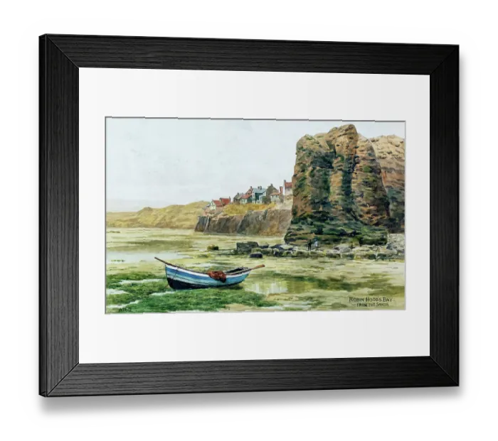 Framed Print : Robin Hood's Bay, North Yorkshire, viewed from the beach Framed Print : Robin Hood's Bay, North Yorkshire, viewed from the beach