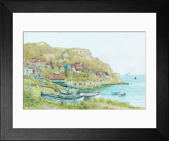 Framed Print : Runswick Bay, North Yorkshire Framed Print : Runswick Bay, North Yorkshire