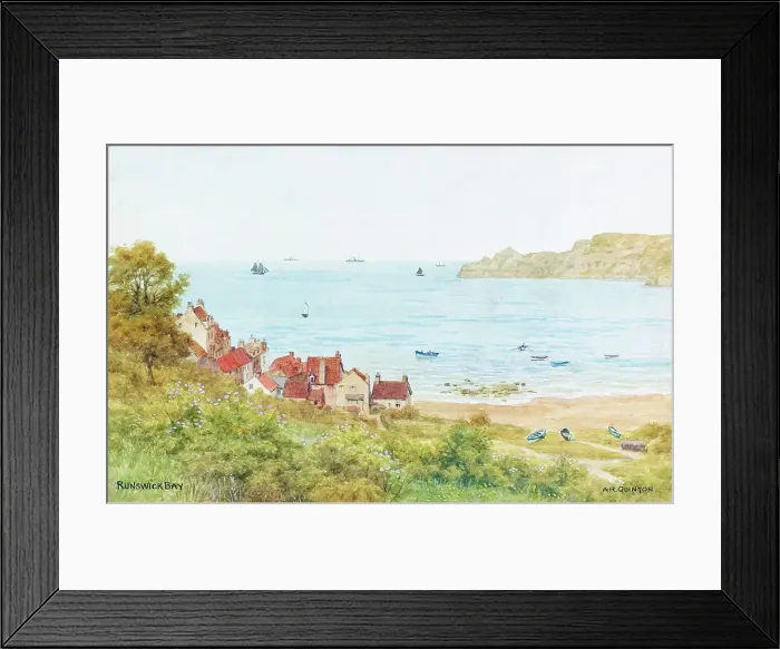 Framed Print : Runswick Bay, North Yorkshire Framed Print : Runswick Bay, North Yorkshire