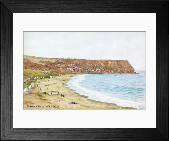 Framed Print : Runswick Bay, North Yorkshire, looking north Framed Print : Runswick Bay, North Yorkshire, looking north