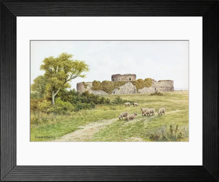 Framed Print : Camber Castle, near Rye, Sussex Framed Print : Camber Castle, near Rye, Sussex