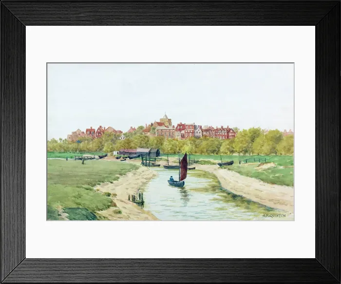 Framed Print : Boating at Rye, Sussex Framed Print : Boating at Rye, Sussex