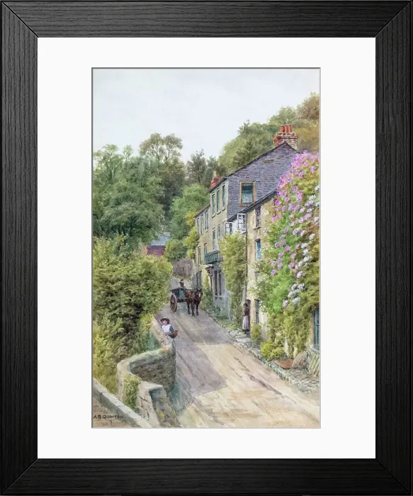 Framed Print : Picturesque scene in Salcombe, Devon Framed Print : Picturesque scene in Salcombe, Devon
