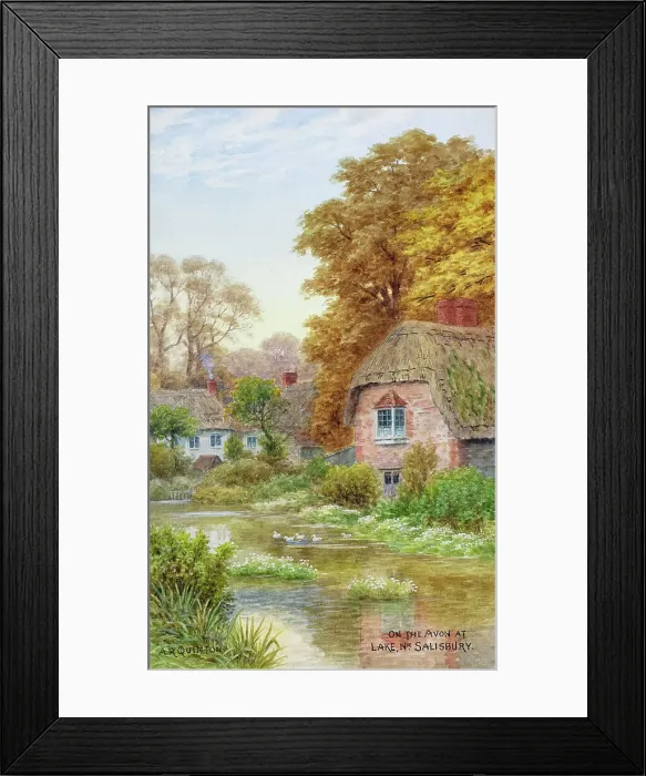 Framed Print : River Avon at Lake, near Salisbury, Wiltshire Framed Print : River Avon at Lake, near Salisbury, Wiltshire