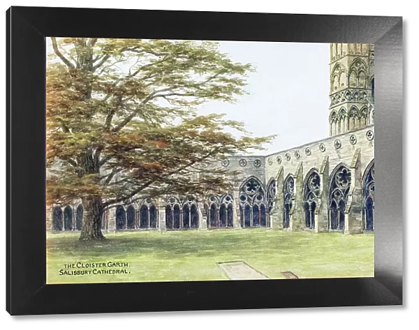 Cloister Garth, Salisbury Cathedral, Salisbury, Wiltshire