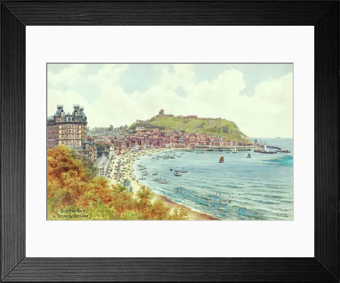 Framed Print : South Bay, Scarborough, North Yorkshire Framed Print : South Bay, Scarborough, North Yorkshire