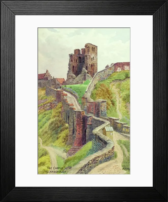 Framed Print : The Castle, Scarborough, North Yorkshire Framed Print : The Castle, Scarborough, North Yorkshire