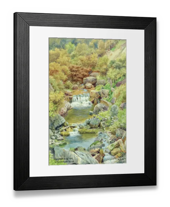 Framed Print : Hayburn Wyke, near Scarborough, North Yorkshire Framed Print : Hayburn Wyke, near Scarborough, North Yorkshire