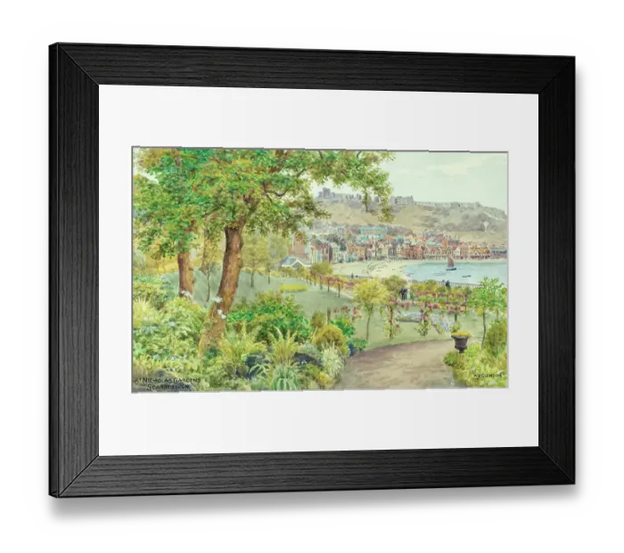 Framed Print : St Nicholas Gardens, Scarborough, North Yorkshire Framed Print : St Nicholas Gardens, Scarborough, North Yorkshire