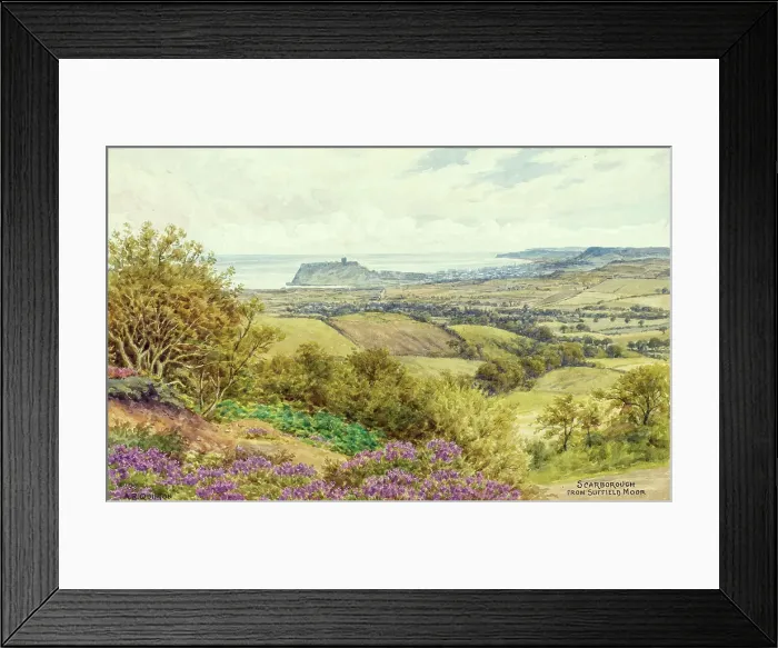 Framed Print : Scarborough, North Yorkshire, from Suffield Moor Framed Print : Scarborough, North Yorkshire, from Suffield Moor
