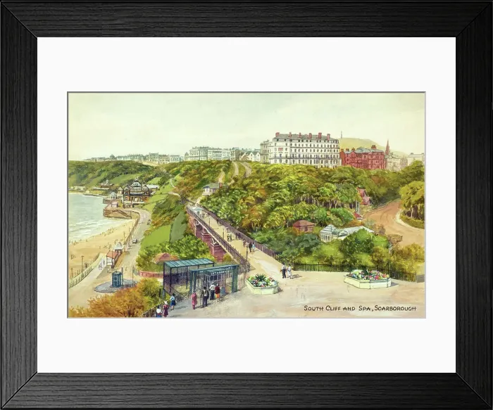 Framed Print : South Cliff and Spa, Scarborough, North Yorkshire Framed Print : South Cliff and Spa, Scarborough, North Yorkshire