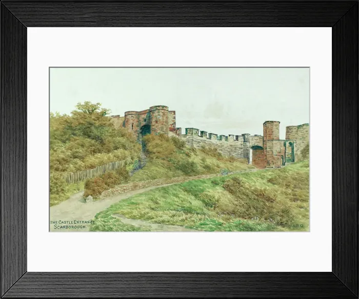 Framed Print : Castle entrance, Scarborough, North Yorkshire Framed Print : Castle entrance, Scarborough, North Yorkshire