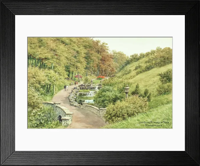 Framed Print : The Glen, Peasholm Park, Scarborough, North Yorkshire Framed Print : The Glen, Peasholm Park, Scarborough, North Yorkshire