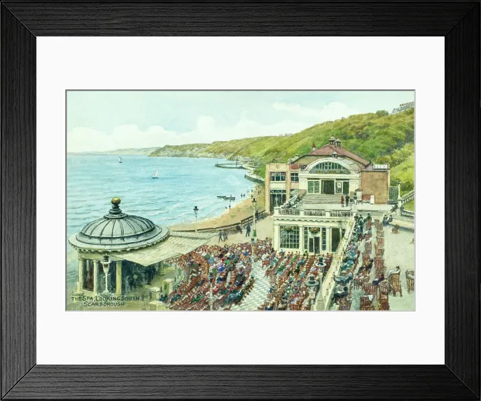Framed Print : Spa building, looking south, Scarborough, North Yorkshire Framed Print : Spa building, looking south, Scarborough, North Yorkshire