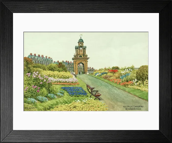 Framed Print : Holbeck Gardens, Scarborough, North Yorkshire Framed Print : Holbeck Gardens, Scarborough, North Yorkshire