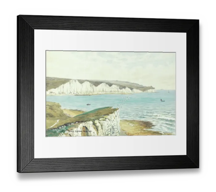 Framed Print : Seven Sisters, near Seaford, East Sussex Framed Print : Seven Sisters, near Seaford, East Sussex