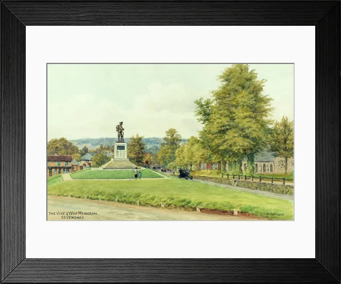 Framed Print : The Vine and War Memorial, Sevenoaks, Kent Framed Print : The Vine and War Memorial, Sevenoaks, Kent