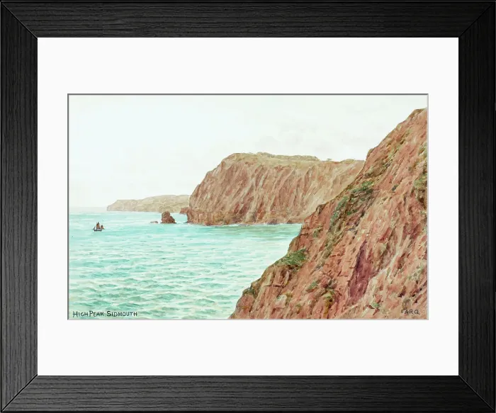 Framed Print : High Peak, Sidmouth, Devon Framed Print : High Peak, Sidmouth, Devon