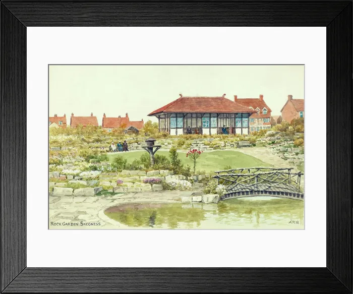 Framed Print : Rock Garden, Skegness, Lincolnshire Framed Print : Rock Garden, Skegness, Lincolnshire