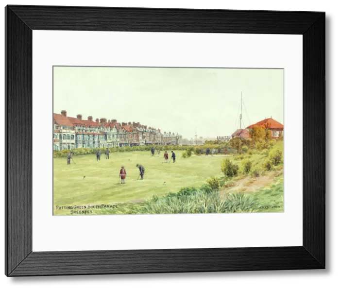 Framed Print : Putting Green, South Parade, Skegness, Lincolnshire Framed Print : Putting Green, South Parade, Skegness, Lincolnshire