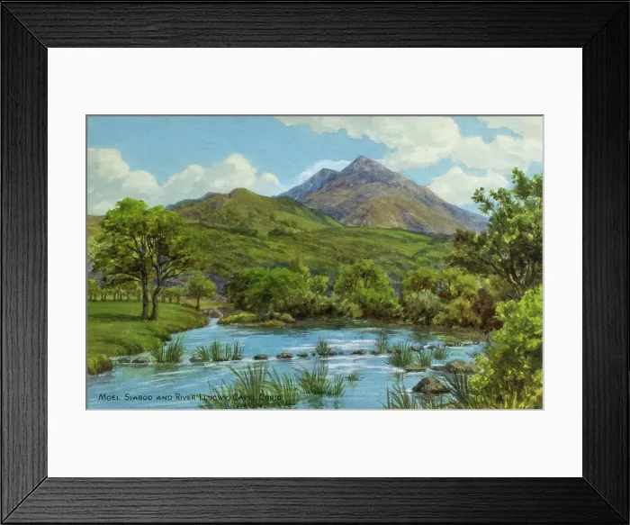 Framed Print : Moel Siabod and River Llugwy, Capel Curig, Snowdonia Framed Print : Moel Siabod and River Llugwy, Capel Curig, Snowdonia