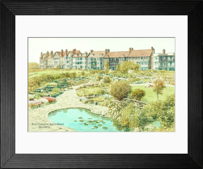 Framed Print : Rock Gardens, South Shore, Skegness, Lincolnshire Framed Print : Rock Gardens, South Shore, Skegness, Lincolnshire