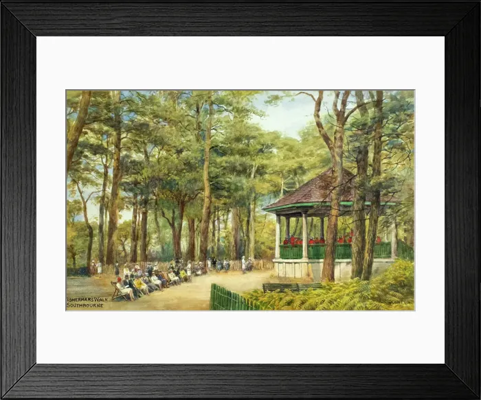 Framed Print : Fisherman's Walk, Southbourne, Dorset Framed Print : Fisherman's Walk, Southbourne, Dorset