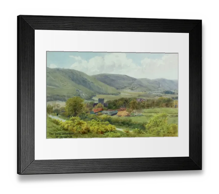 Framed Print : Dyke and Poynings, South Downs, near Brighton, Sussex Framed Print : Dyke and Poynings, South Downs, near Brighton, Sussex