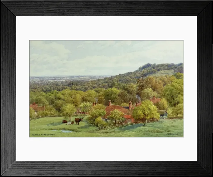 Framed Print : Henley near Midhurst, South Downs, Sussex Framed Print : Henley near Midhurst, South Downs, Sussex