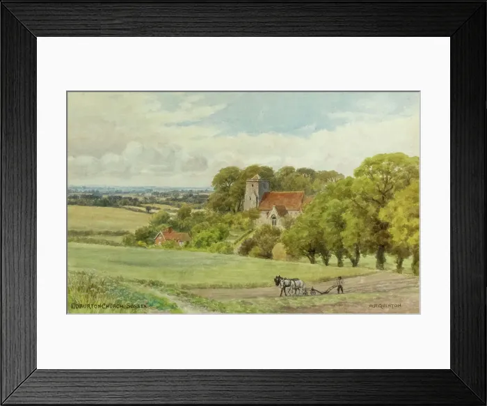 Framed Print : Church at Edburton, South Downs, Sussex Framed Print : Church at Edburton, South Downs, Sussex