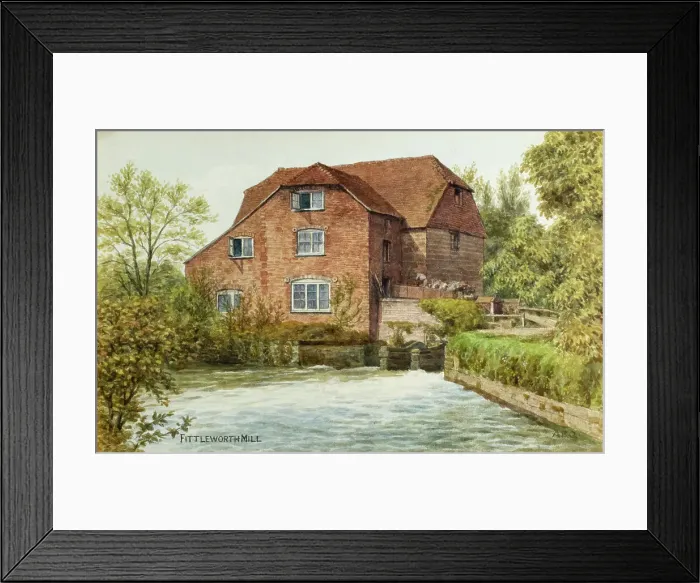 Framed Print : Fittleworth Mill, South Downs, Sussex Framed Print : Fittleworth Mill, South Downs, Sussex