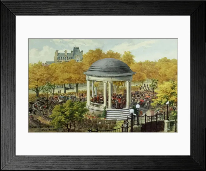 Framed Print : Bandstand, Southport, Lancashire Framed Print : Bandstand, Southport, Lancashire