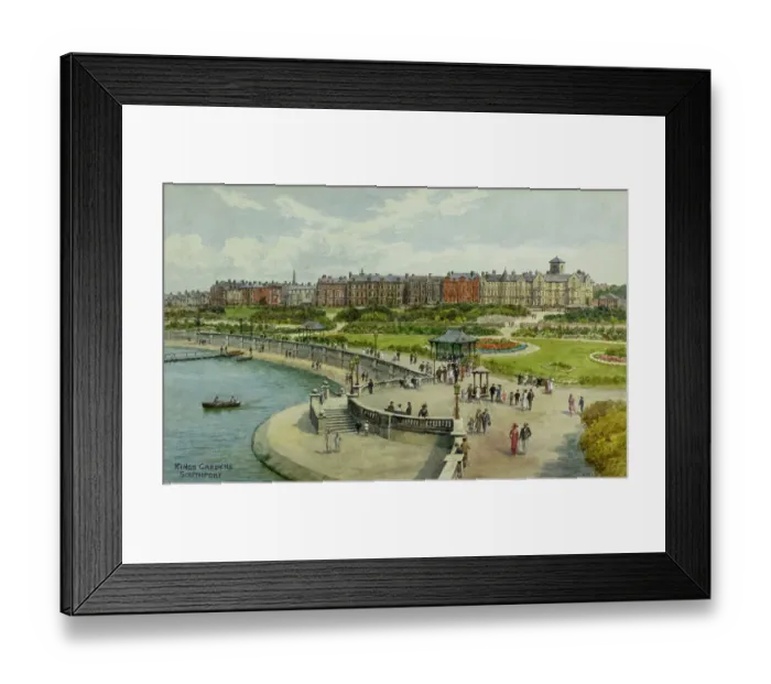 Framed Print : Kings Gardens, Southport, Lancashire Framed Print : Kings Gardens, Southport, Lancashire