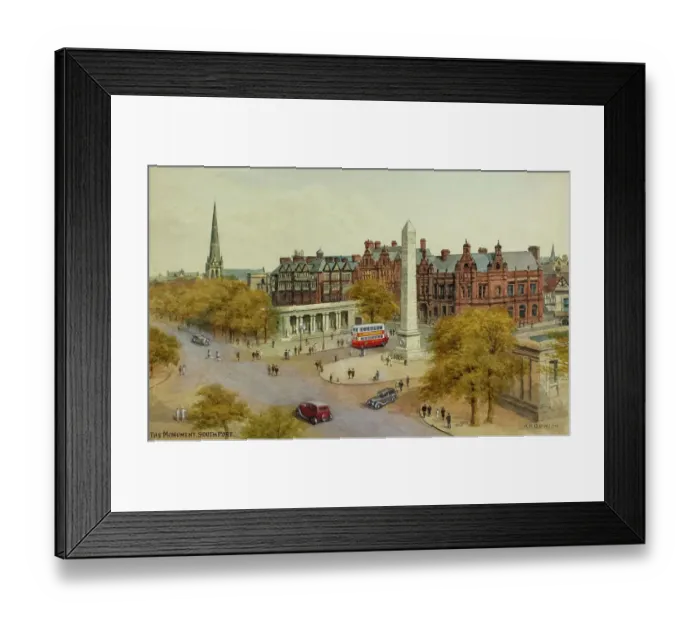 Framed Print : Monument, Southport, Lancashire Framed Print : Monument, Southport, Lancashire