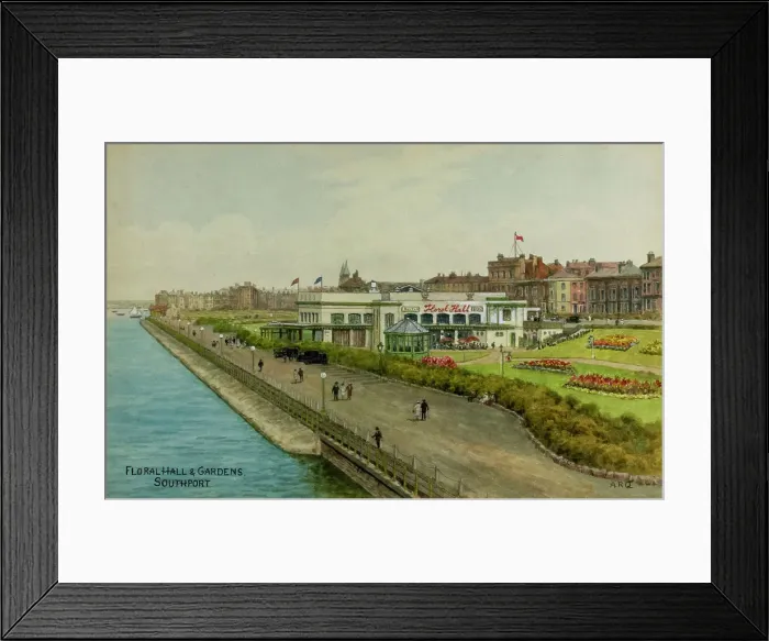 Framed Print : Floral Hall and Gardens, Southport, Lancashire Framed Print : Floral Hall and Gardens, Southport, Lancashire