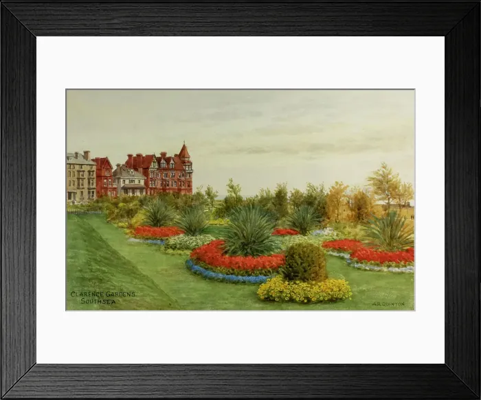 Framed Print : Clarence Gardens, Southsea, Hampshire Framed Print : Clarence Gardens, Southsea, Hampshire
