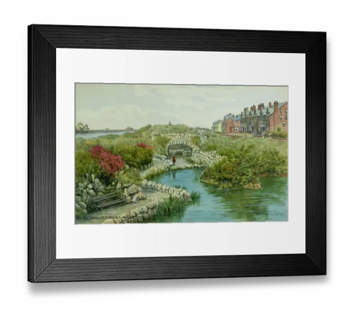 Framed Print : Rock Gardens, St Annes on Sea, Lancashire Framed Print : Rock Gardens, St Annes on Sea, Lancashire