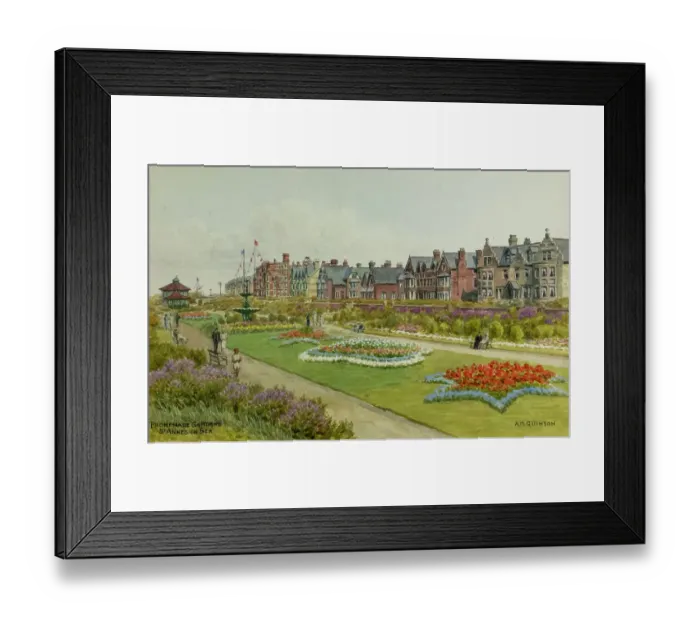 Framed Print : Promenade Gardens, St Annes on Sea, Lancashire Framed Print : Promenade Gardens, St Annes on Sea, Lancashire