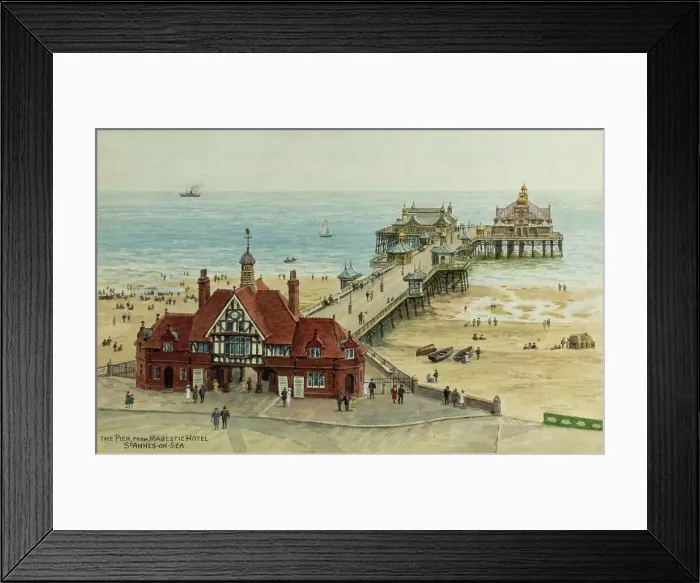 Framed Print : Pier at St Annes on Sea, Lancashire Framed Print : Pier at St Annes on Sea, Lancashire