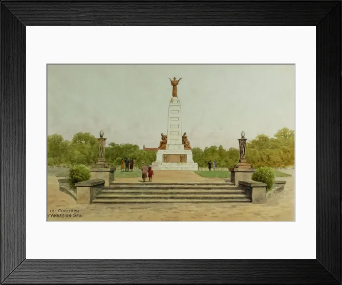 Framed Print : Cenotaph, St Annes on Sea, Lancashire Framed Print : Cenotaph, St Annes on Sea, Lancashire