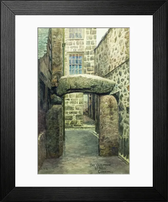Framed Print : Old Arch, St Ives, Cornwall Framed Print : Old Arch, St Ives, Cornwall