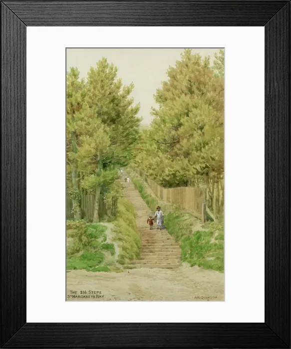 Framed Print : The 216 Steps, St Margaret's Bay, Kent Framed Print : The 216 Steps, St Margaret's Bay, Kent