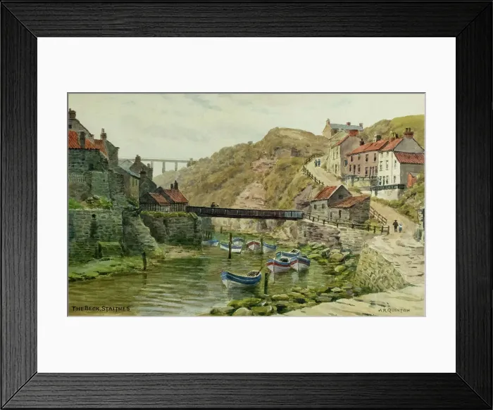 Framed Print : The Beck, Staithes, North Yorkshire Framed Print : The Beck, Staithes, North Yorkshire