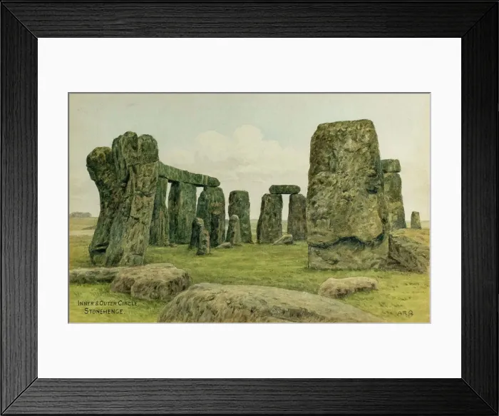 Framed Print : Inner and Outer Circles, Stonehenge, nr Salisbury, Wiltshire Framed Print : Inner and Outer Circles, Stonehenge, nr Salisbury, Wiltshire