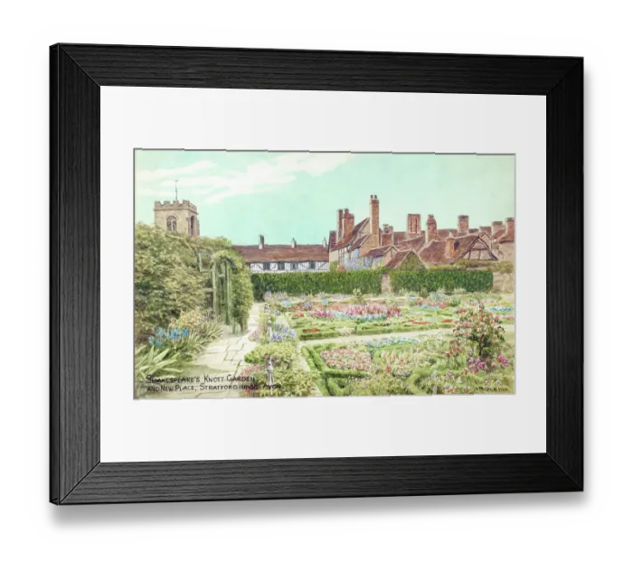 Framed Print : New Place, Stratford-upon-Avon, Warwickshire Framed Print : New Place, Stratford-upon-Avon, Warwickshire