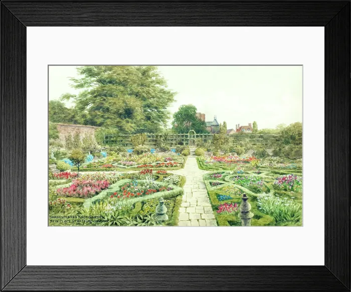 Framed Print : New Place, Stratford-upon-Avon, Warwickshire Framed Print : New Place, Stratford-upon-Avon, Warwickshire