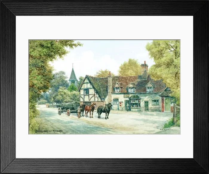 Framed Print : Buckland, near Reigate, Surrey Framed Print : Buckland, near Reigate, Surrey